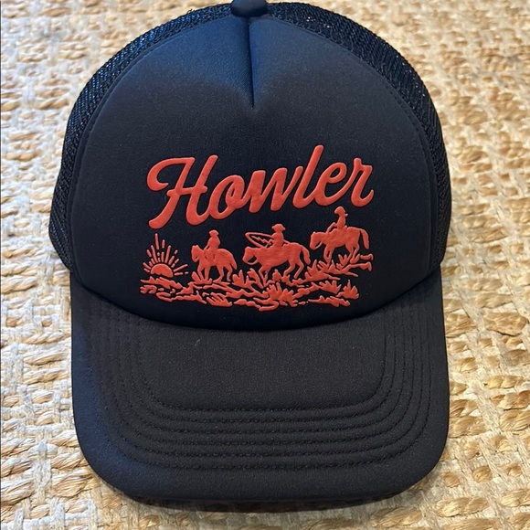 Black and Red Men's Hat - Picture 1 of 6